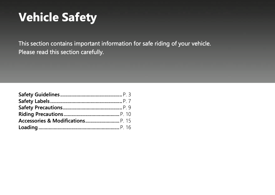 2024 Honda NC750X Owner's Manual | English