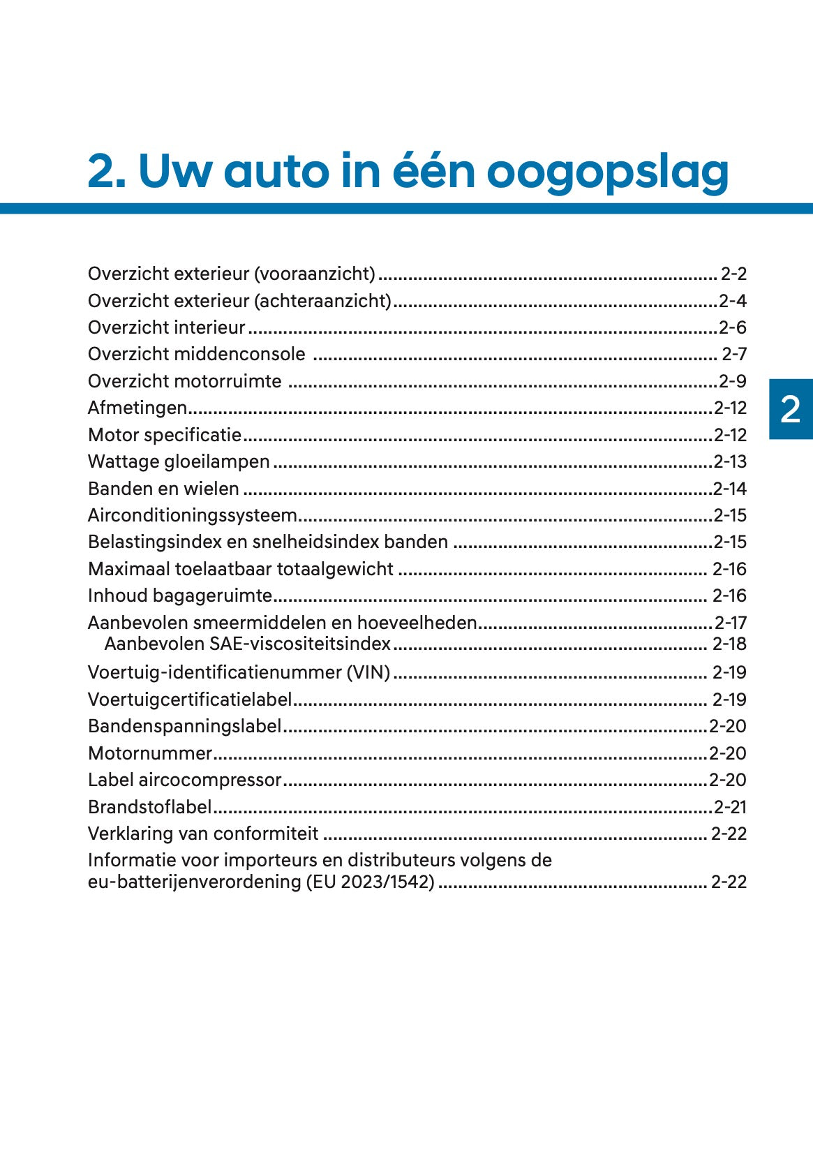 2025 Hyundai i10 Owner's Manual | Dutch