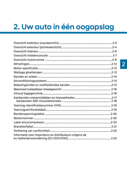 2025 Hyundai i10 Owner's Manual | Dutch