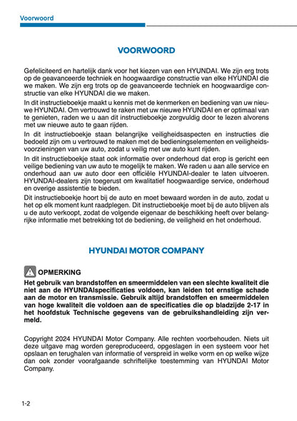 2025 Hyundai i10 Owner's Manual | Dutch