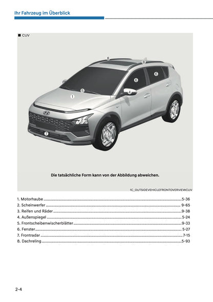2025 Hyundai i20/Bayon Owner's Manual | German