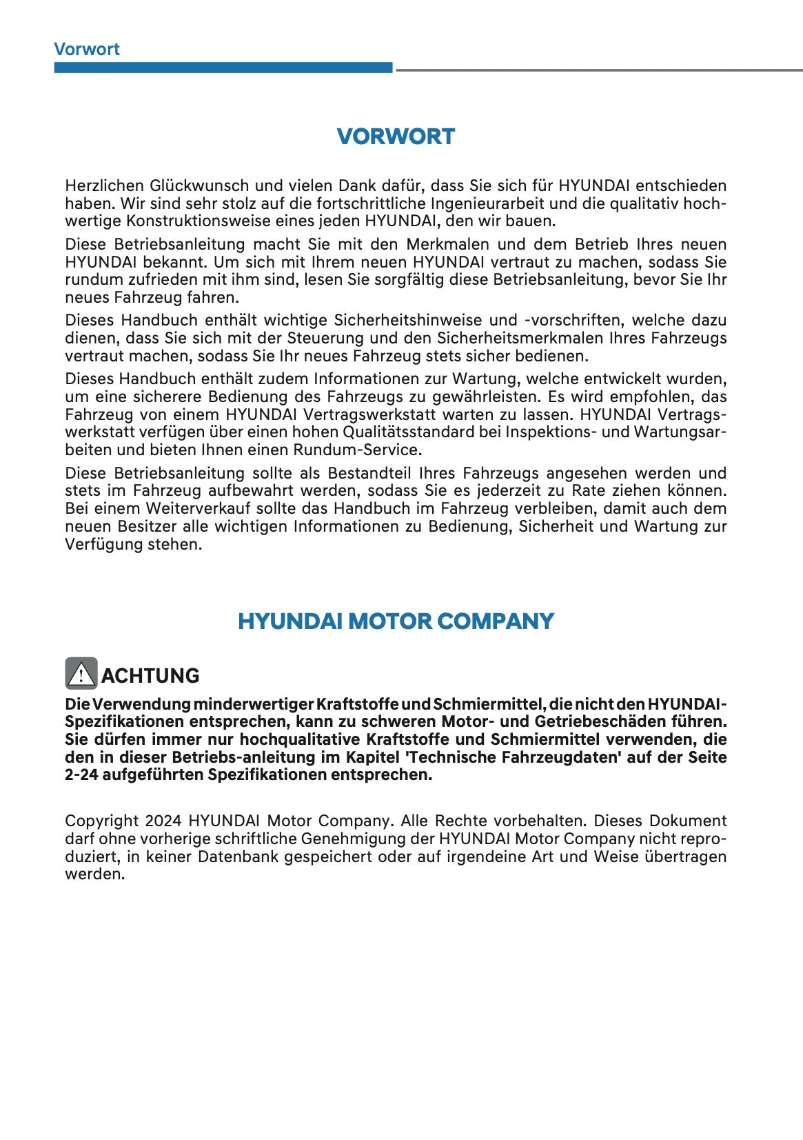 2025 Hyundai i20/Bayon Owner's Manual | German