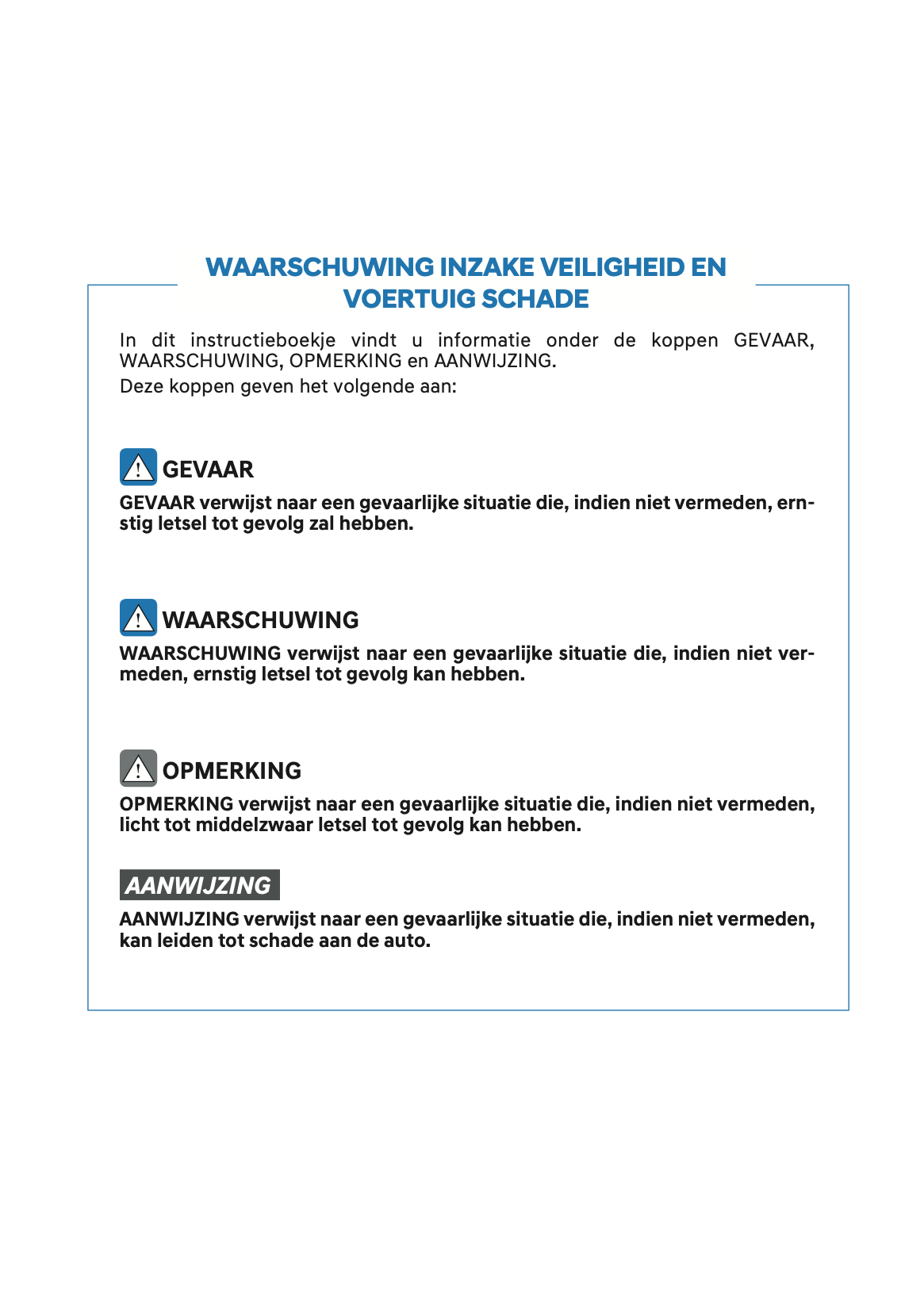 2023-2024 Hyundai i20 Owner's Manual | Dutch