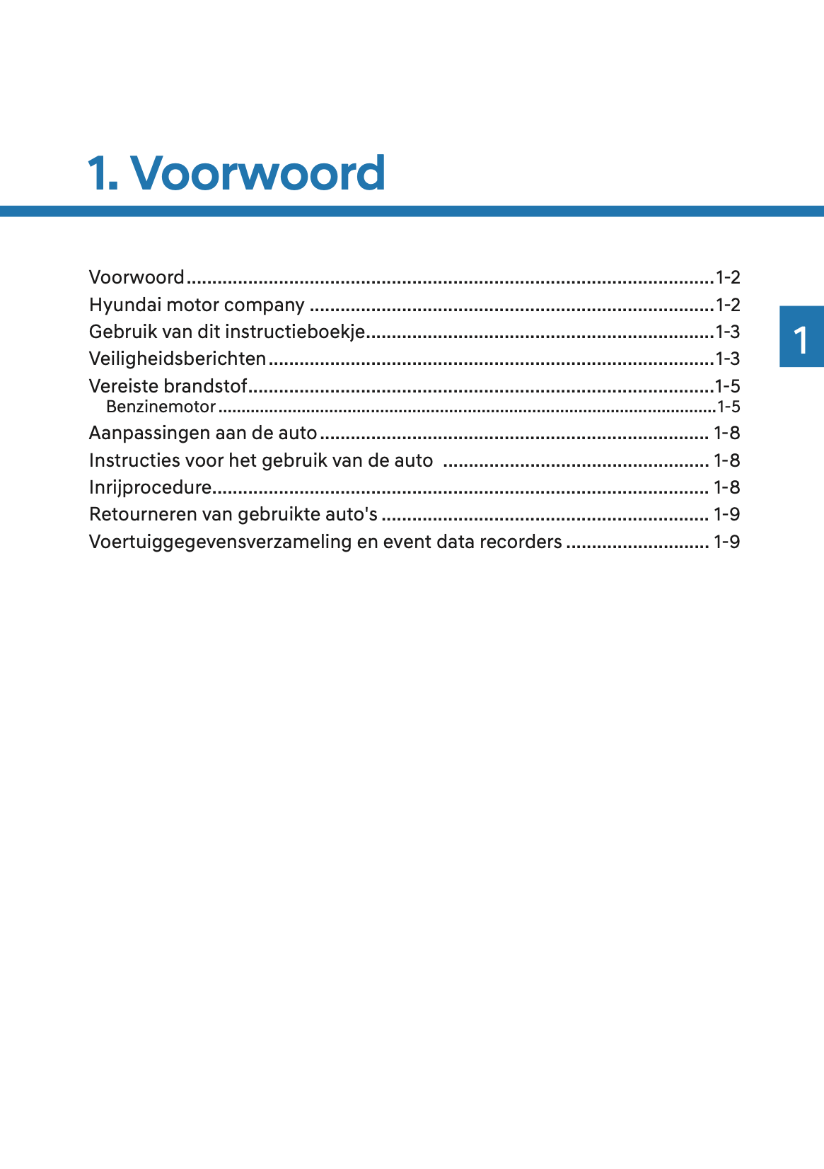 2023-2024 Hyundai i20 Owner's Manual | Dutch