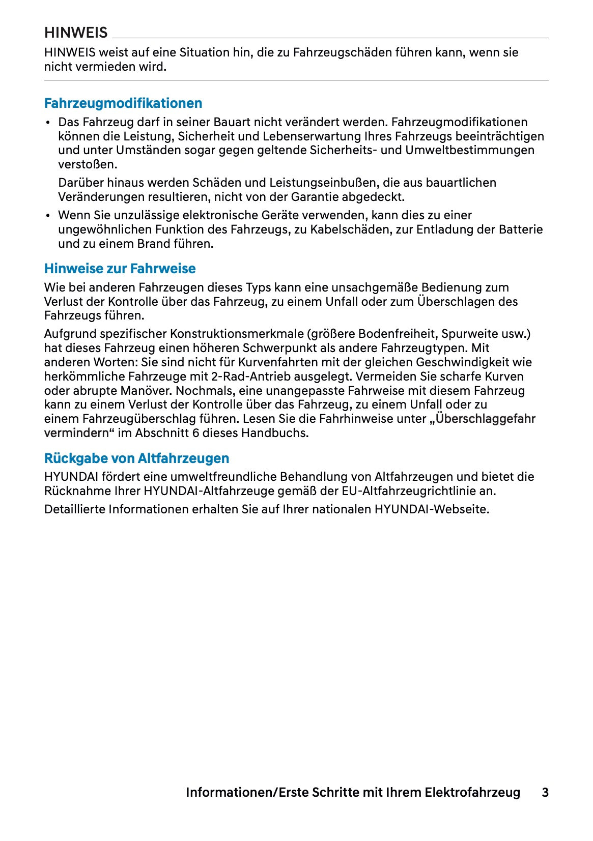 2027 Hyundai Inster Owner's Manual | German