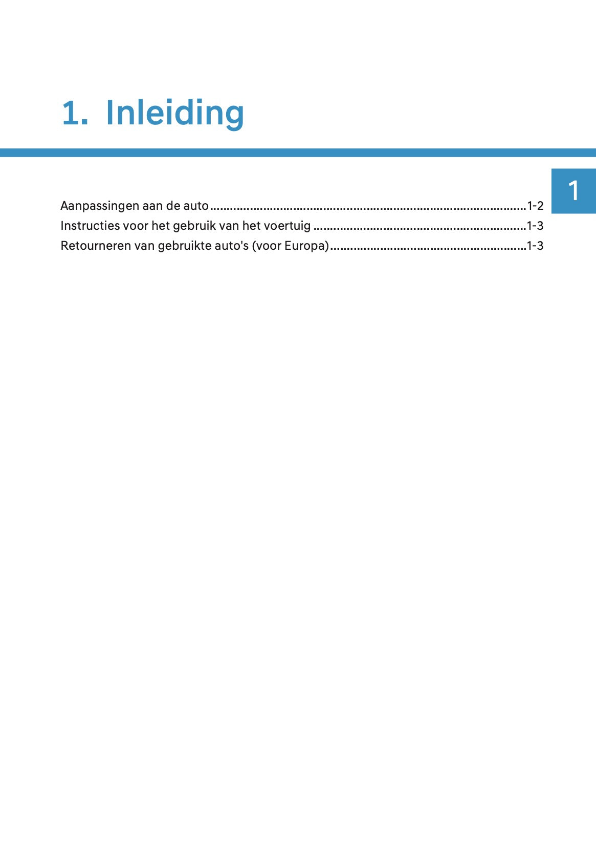 2026-2027 Hyundai Ioniq 3 Owner's Manual | Dutch