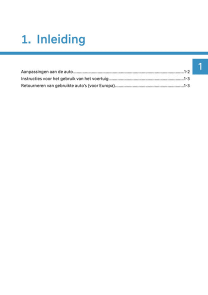 2026-2027 Hyundai Ioniq 3 Owner's Manual | Dutch