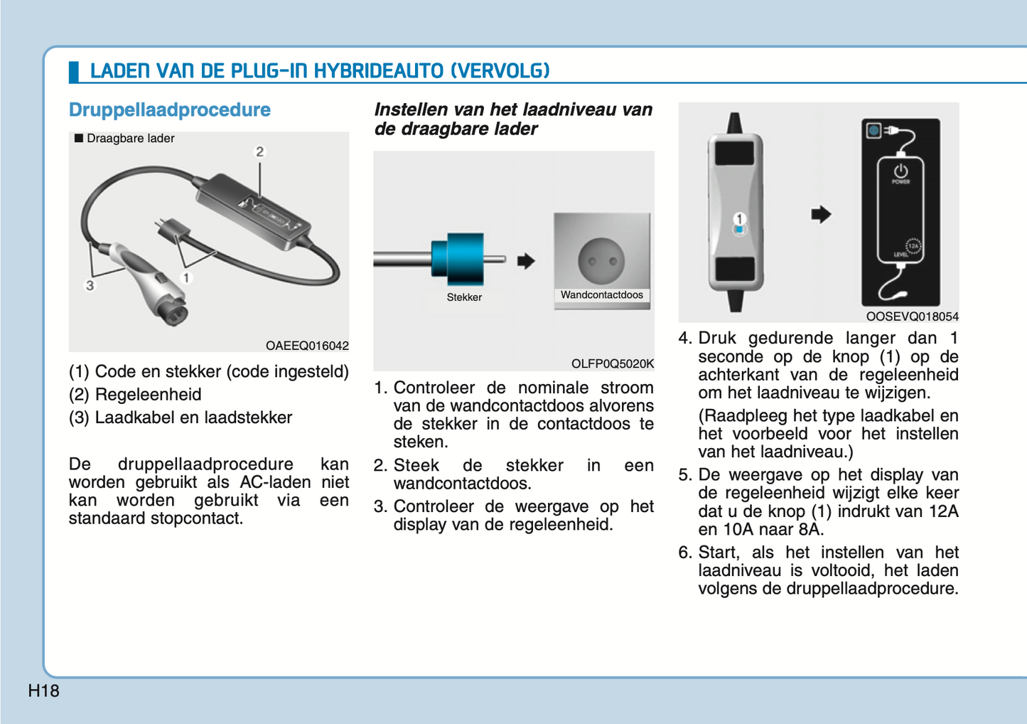 2020-2021 Hyundai Ioniq Plug-in-Hybrid Owner's Manual | Dutch