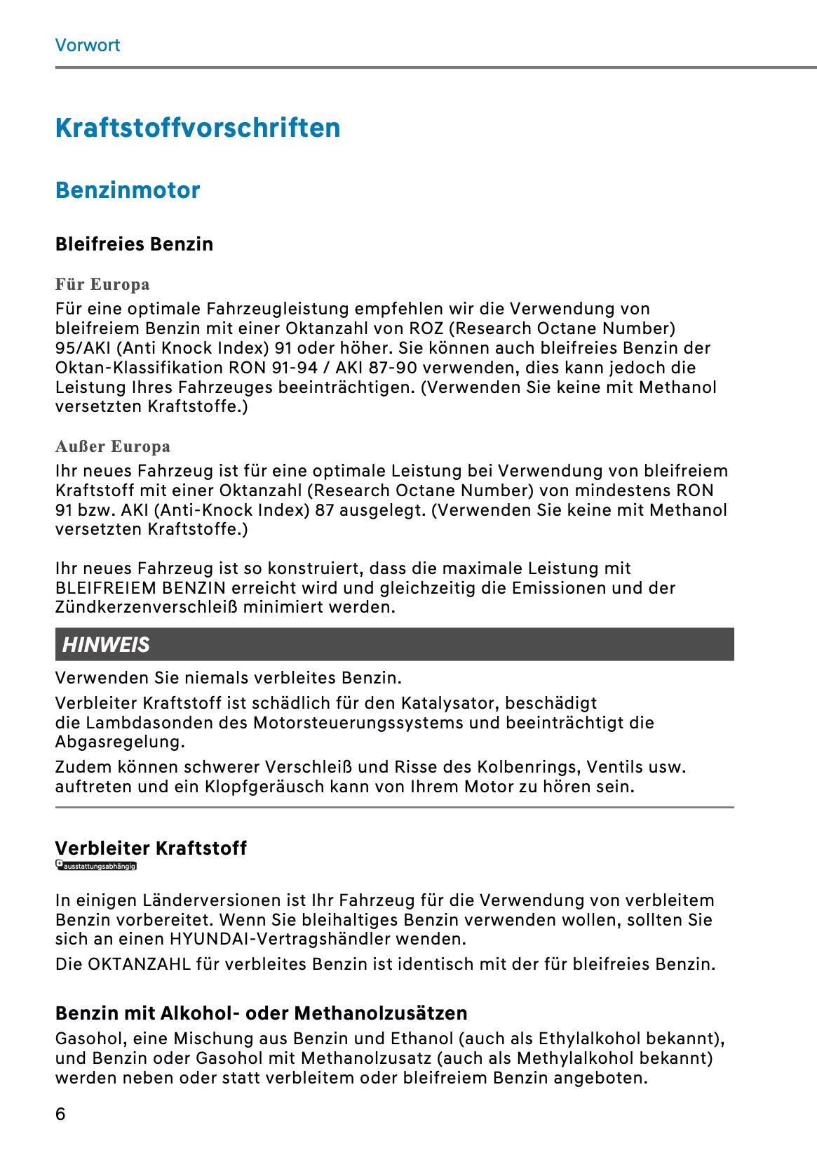 2026 Hyundai Kona Owner's Manual | German