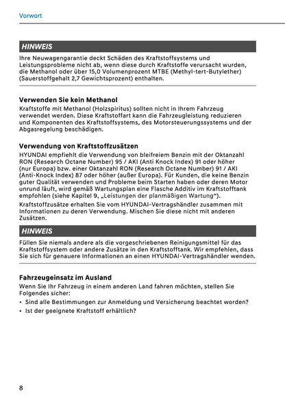 2026 Hyundai Kona Owner's Manual | German