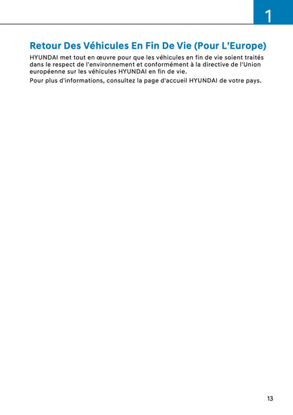 2026 Hyundai Kona Owner's Manual | French