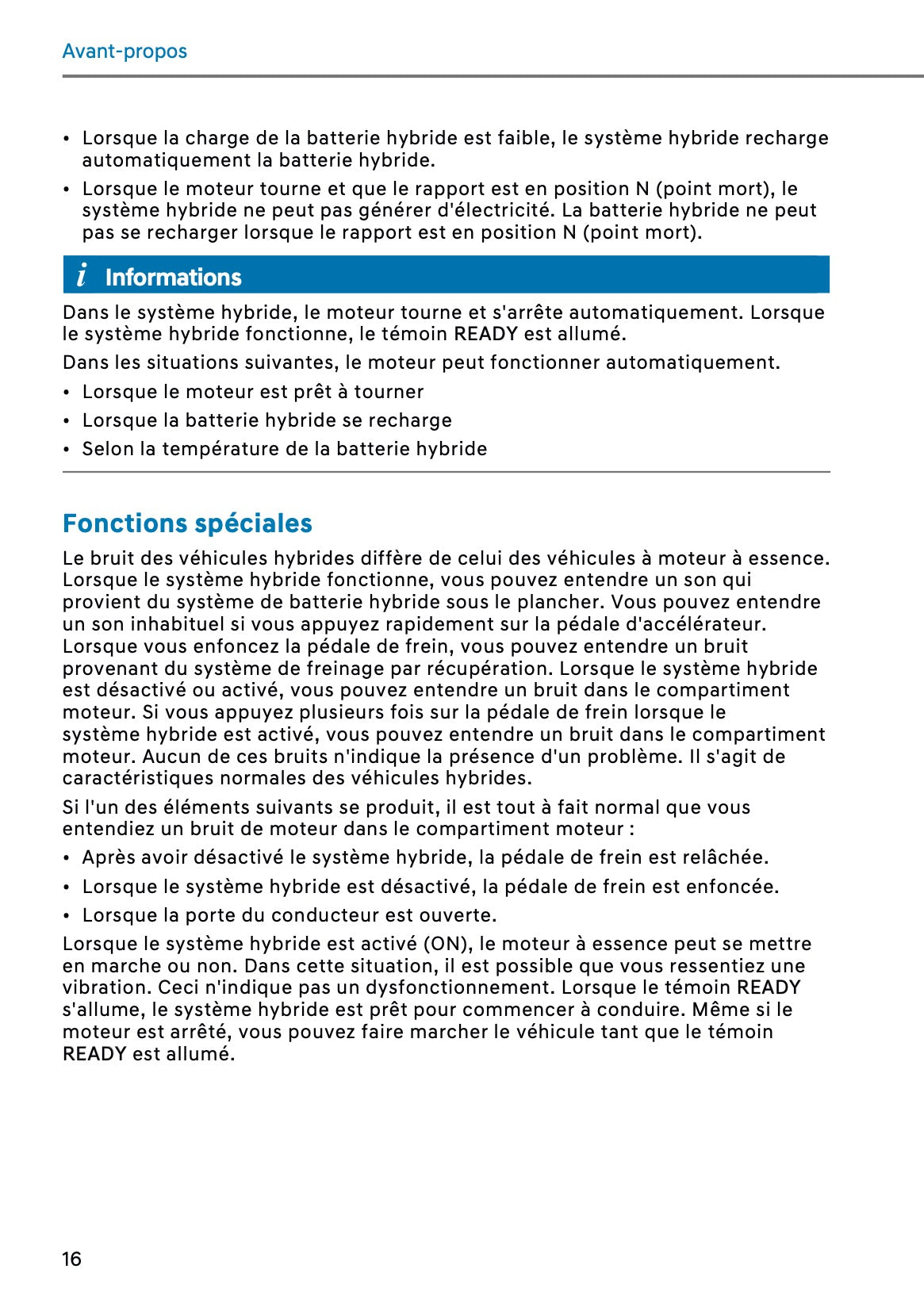 2026 Hyundai Kona Hybrid Owner's Manual | French