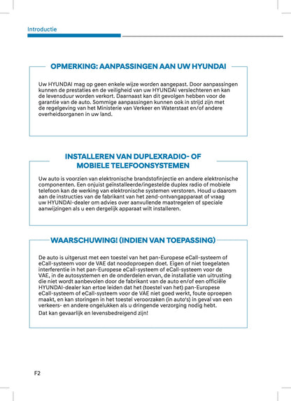 2022 Hyundai Kona Hybrid Owner's Manual | Dutch