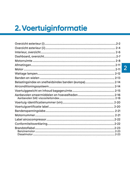 2021 Hyundai Kona Owner's Manual | Dutch