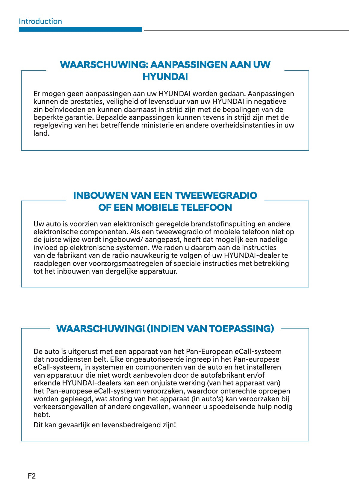 2021 Hyundai Kona Owner's Manual | Dutch