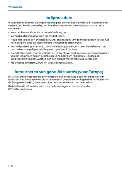 2024-2025 Hyundai Santa Fe Hybrid/Plug-in-Hybrid Owner's Manual | Dutch