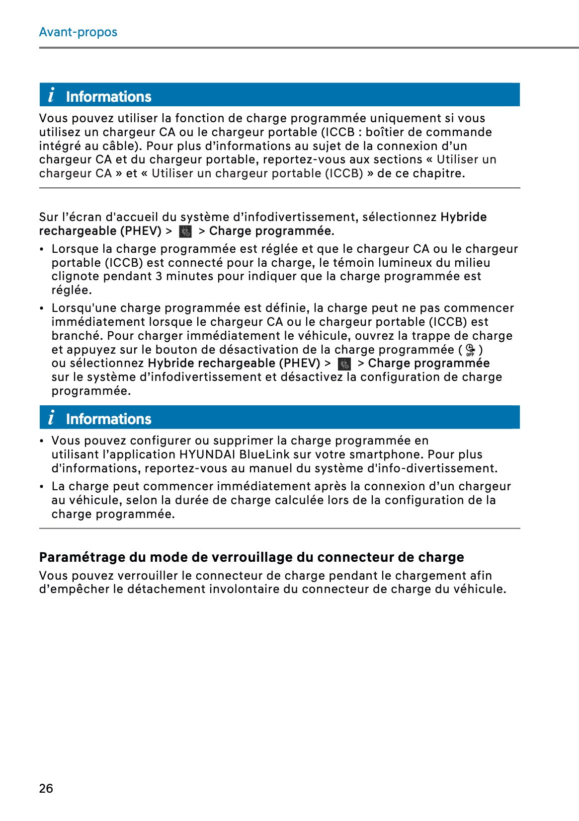 2026 Hyundai Santa Fe Manuel du propriétaire | Français