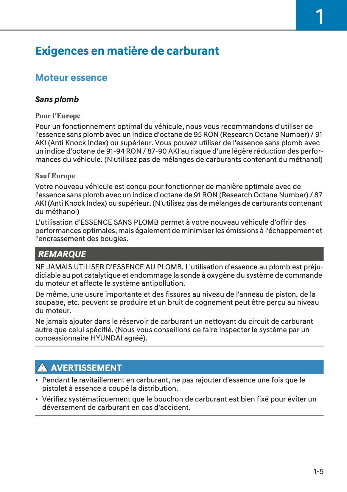 2025-2026 Hyundai Tucson Owner's Manual | French