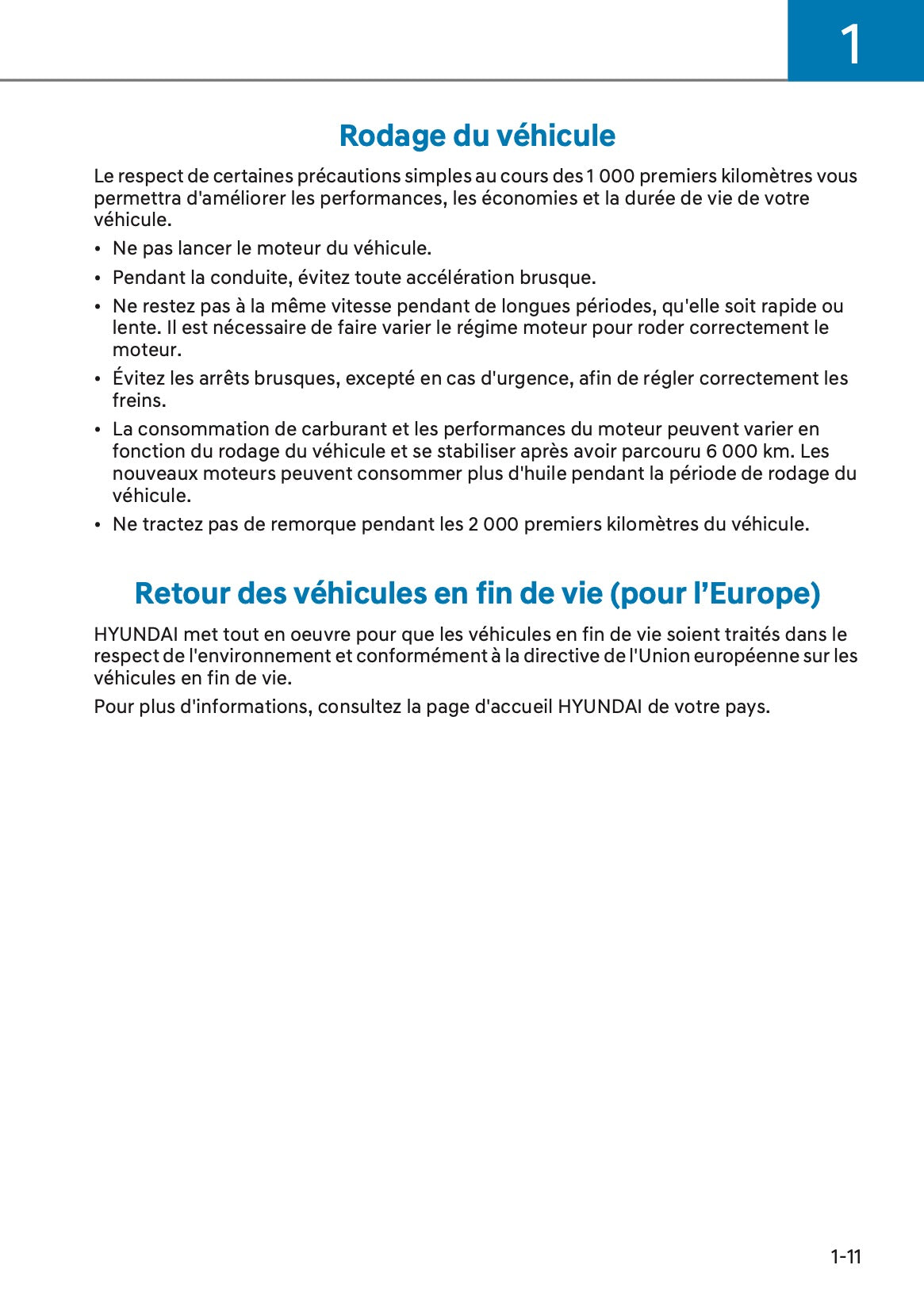 2025-2026 Hyundai Tucson Owner's Manual | French
