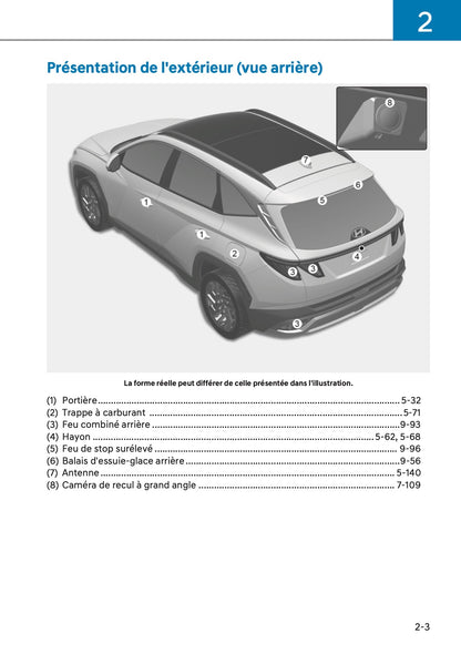 2025-2026 Hyundai Tucson Owner's Manual | French