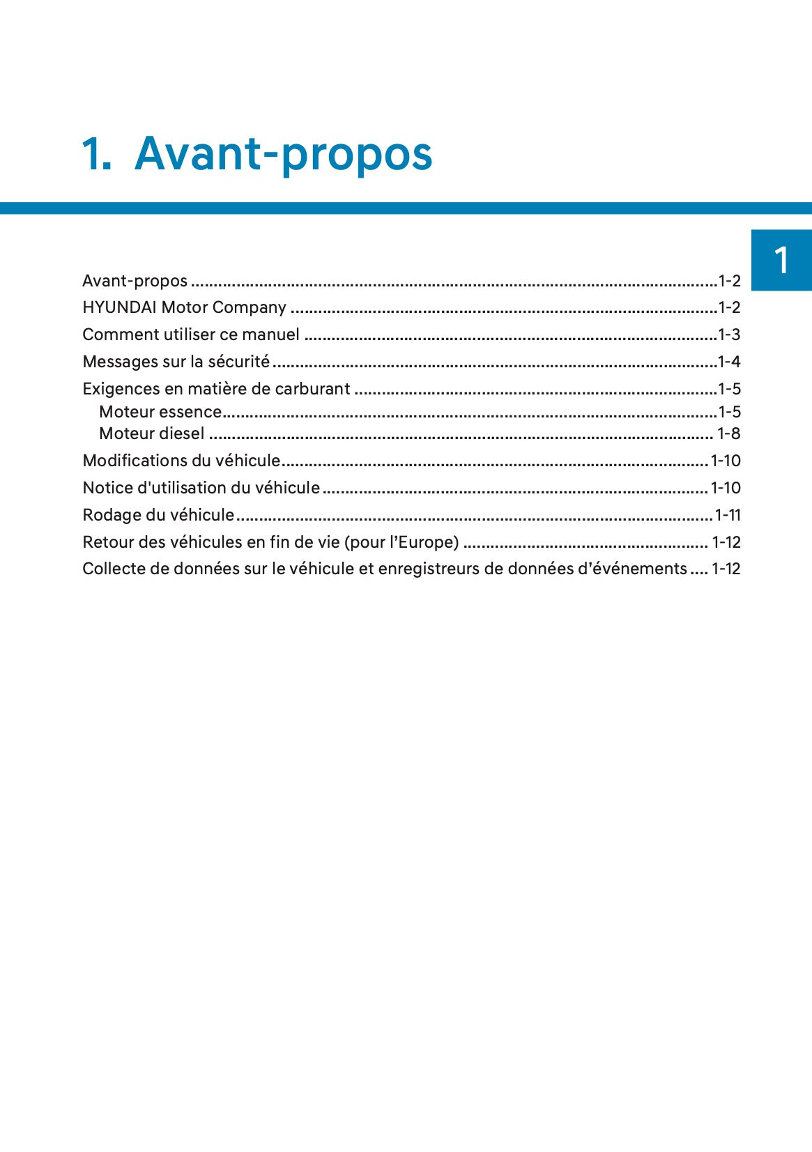 2025-2026 Hyundai Tucson/Tucson Hybrid Owner's Manual | French