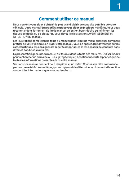 2025-2026 Hyundai Tucson/Tucson Hybrid Owner's Manual | French