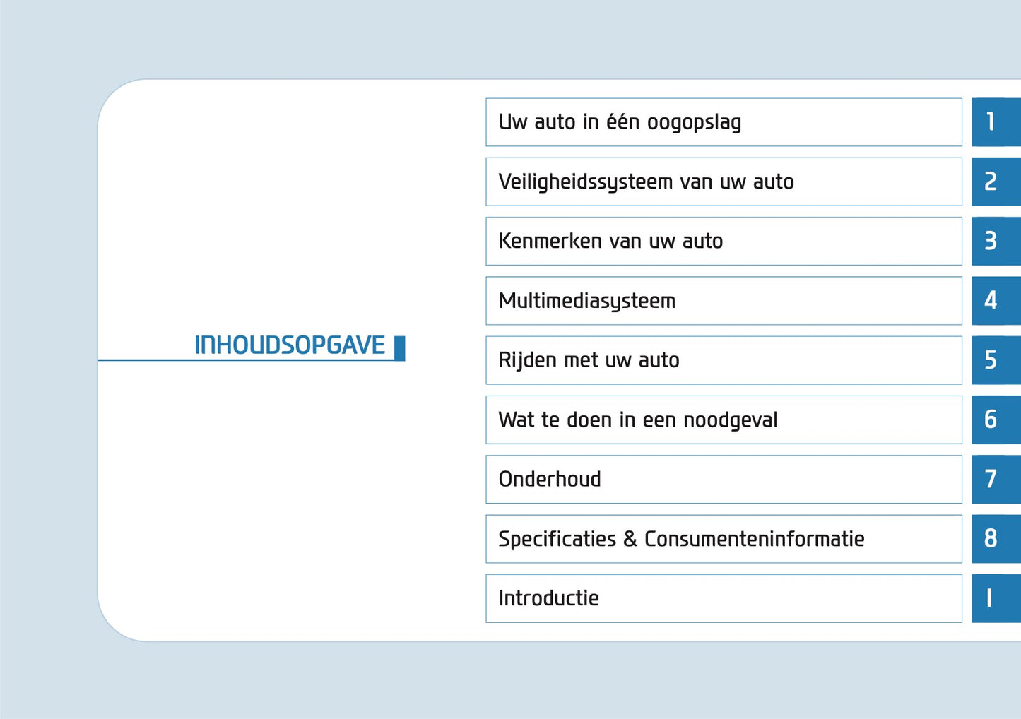 2018-2020 Hyundai Tucson Owner's Manual | Dutch
