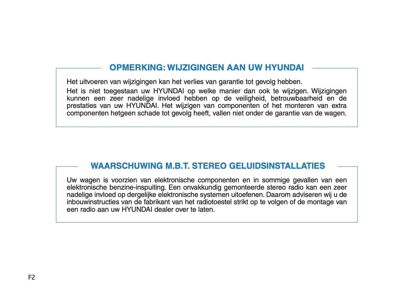 2018-2020 Hyundai Tucson Owner's Manual | Dutch