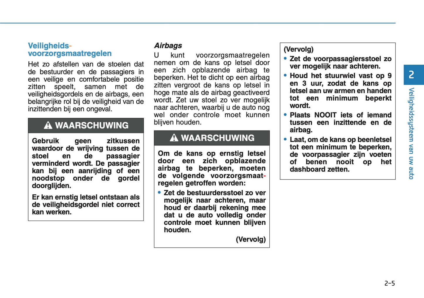 2018-2020 Hyundai Tucson Owner's Manual | Dutch