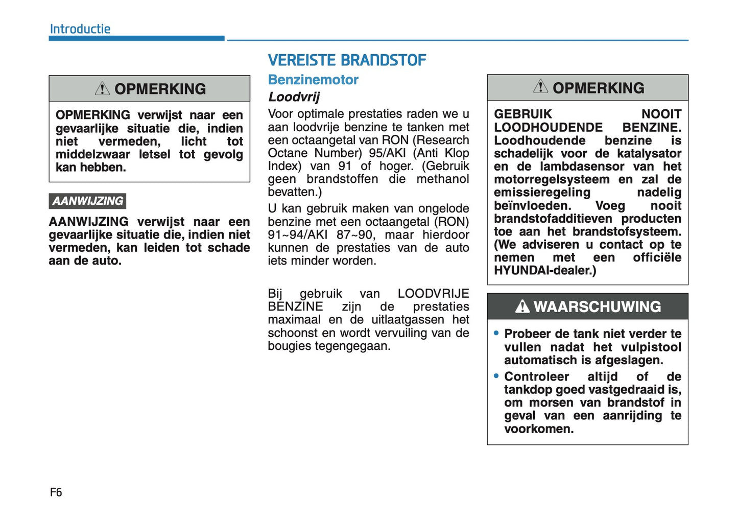 2018-2020 Hyundai Tucson Owner's Manual | Dutch