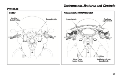 2015 Indian Motorcycle Chief Classic/Vintage/Chieftain/Roadmaster Owner's Manual | English