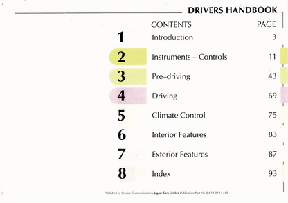 1998 Jaguar XK8 Owner's Manual | English