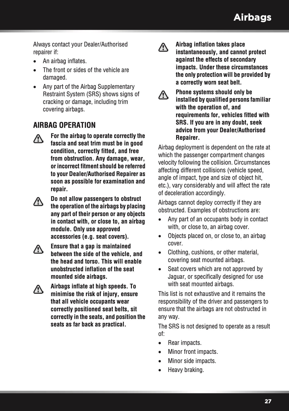 2015 Jaguar XK Owner's Manual | English