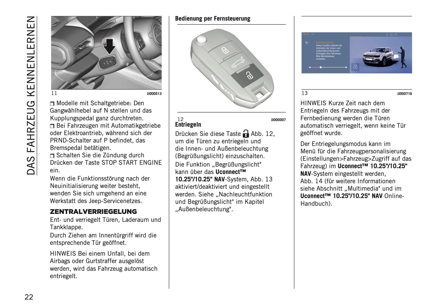 2025-2026 Jeep Avenger Owner's Manual | German