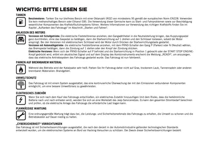 2026 Jeep Avenger Owner's Manual | German