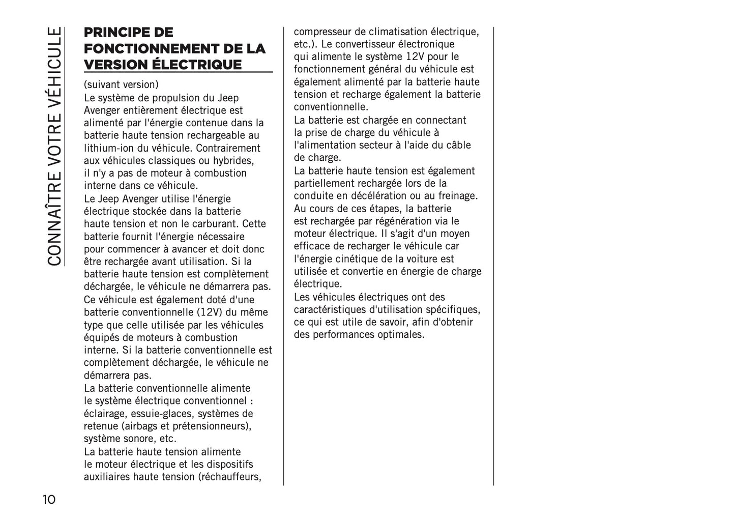 2025 Jeep Avenger Manuel du propriétaire | Français