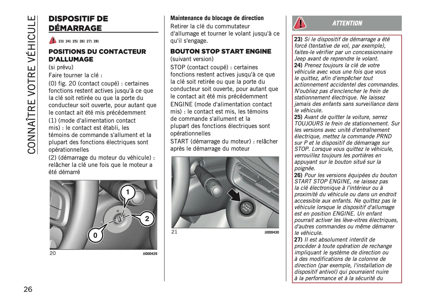 2025-2026 Jeep Avenger Manuel du propriétaire | Français