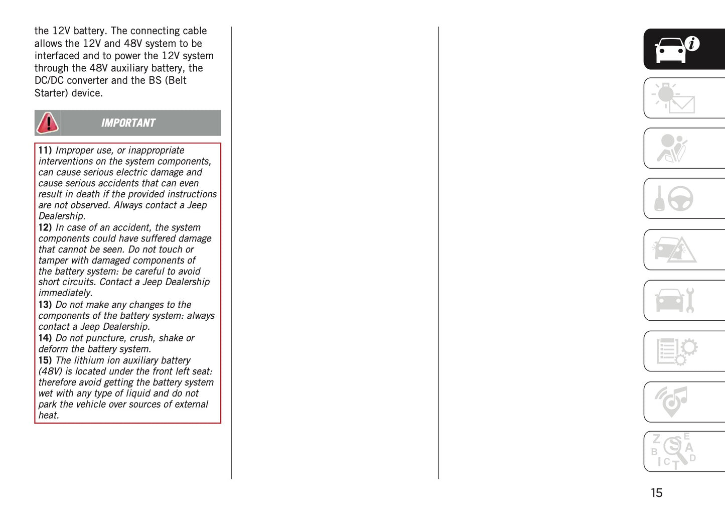 2024-2025 Jeep Avenger Owner's Manual | English