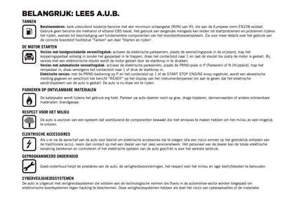 2025-2026 Jeep Avenger Owner's Manual | Dutch