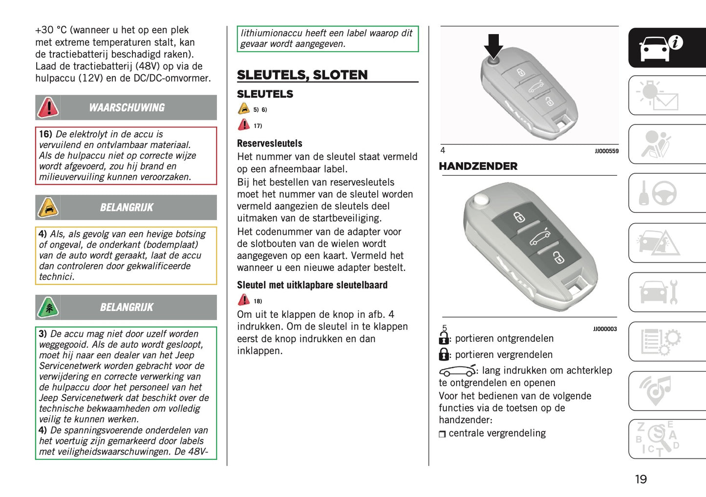 2026 Jeep Avenger Owner's Manual | Dutch
