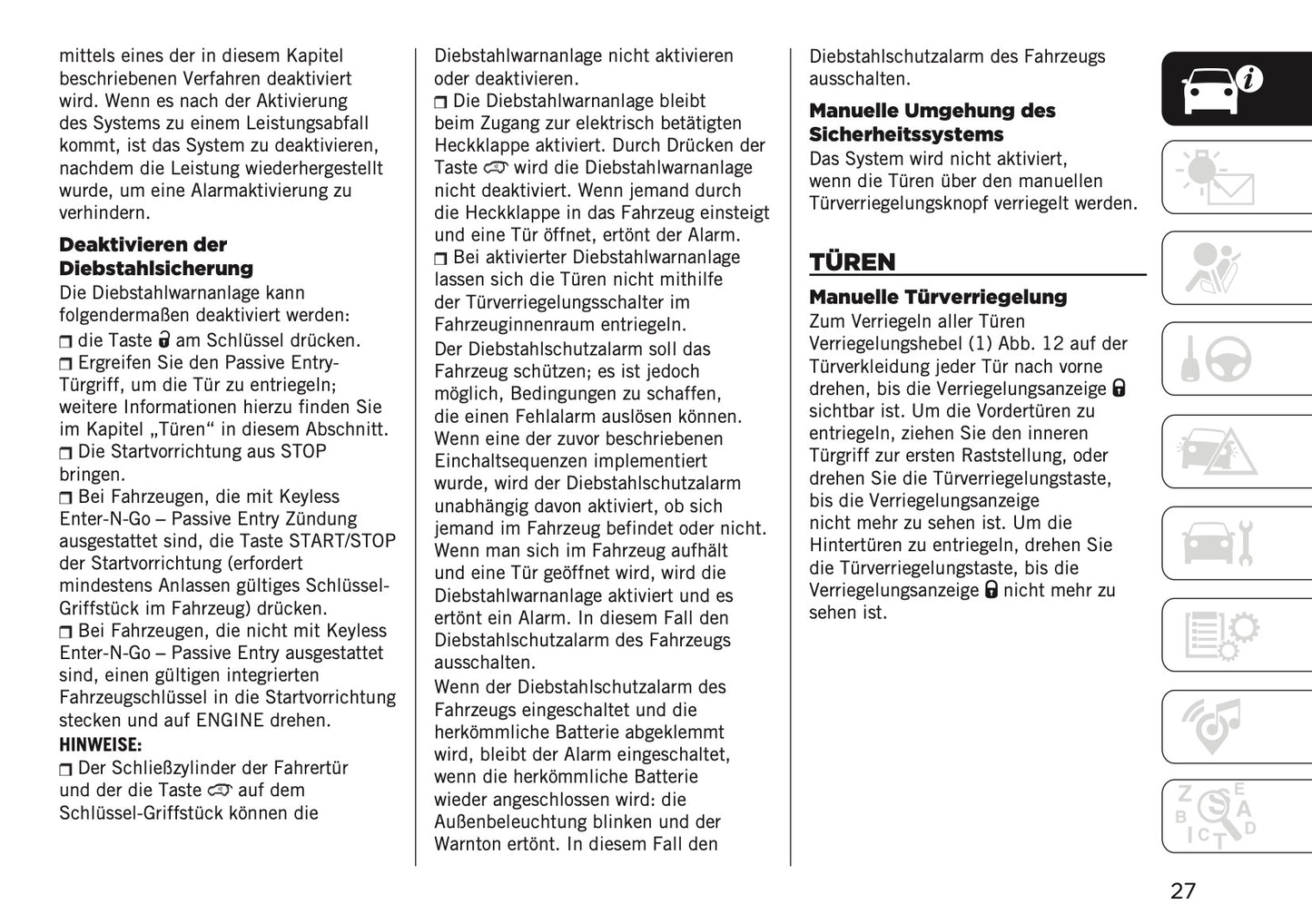 2024-2025 Jeep Compass Owner's Manual | German