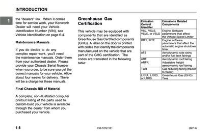 2009-2018 Kenworth T300 Owner's Manual | English