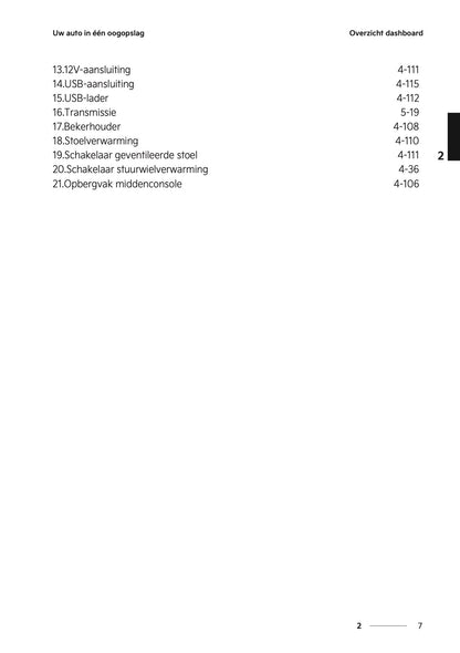 2024-2025 Kia Picanto Owner's Manual | Dutch