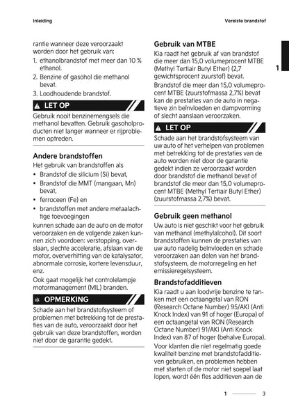 2022-2023 Kia Rio Owner's Manual | Dutch