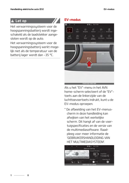 2021-2022 Kia Soul EV Owner's Manual | Dutch