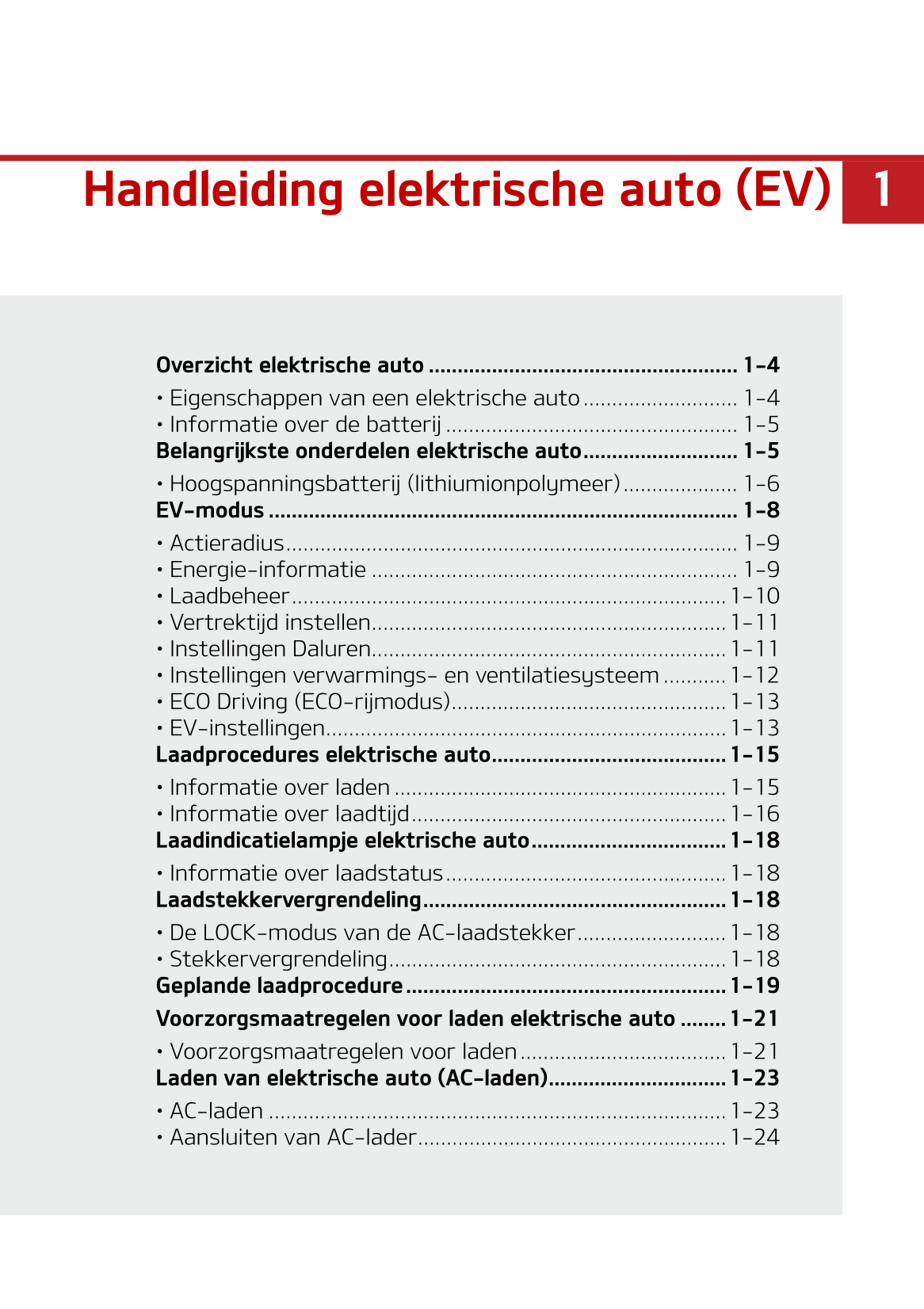 2021-2022 Kia Soul EV Owner's Manual | Dutch