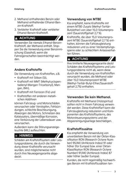 2026 Kia Sportage/Sportage Hybrid Owner's Manual | German