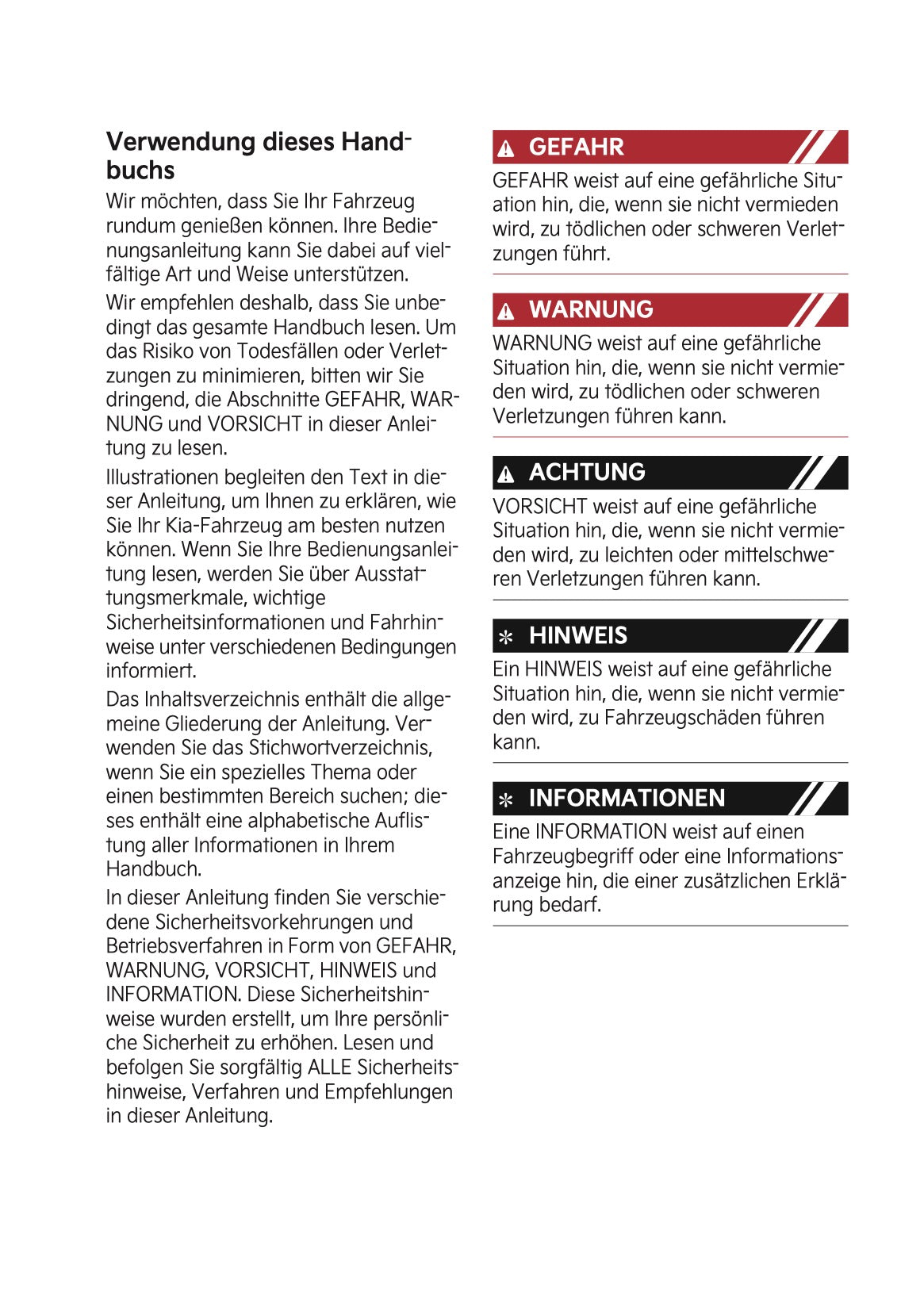 2026 Kia Stonic Owner's Manual | German