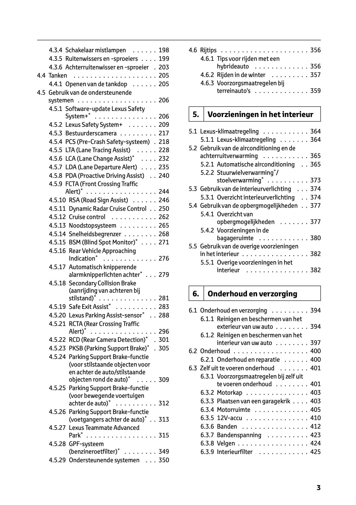 2025-2026 Lexus LBX Owner's Manual | Dutch