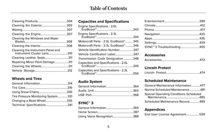 2017 Lincoln MKC Owner's Manual | English US